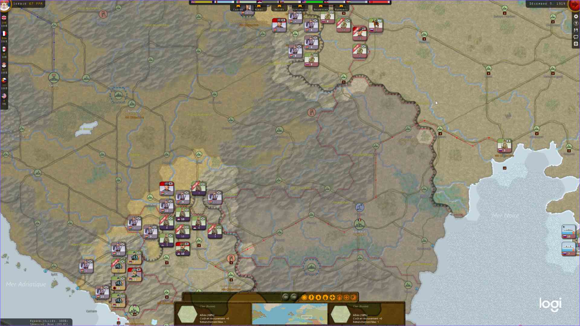 Un corps serbe est sacrifié dans la prise de la ville...