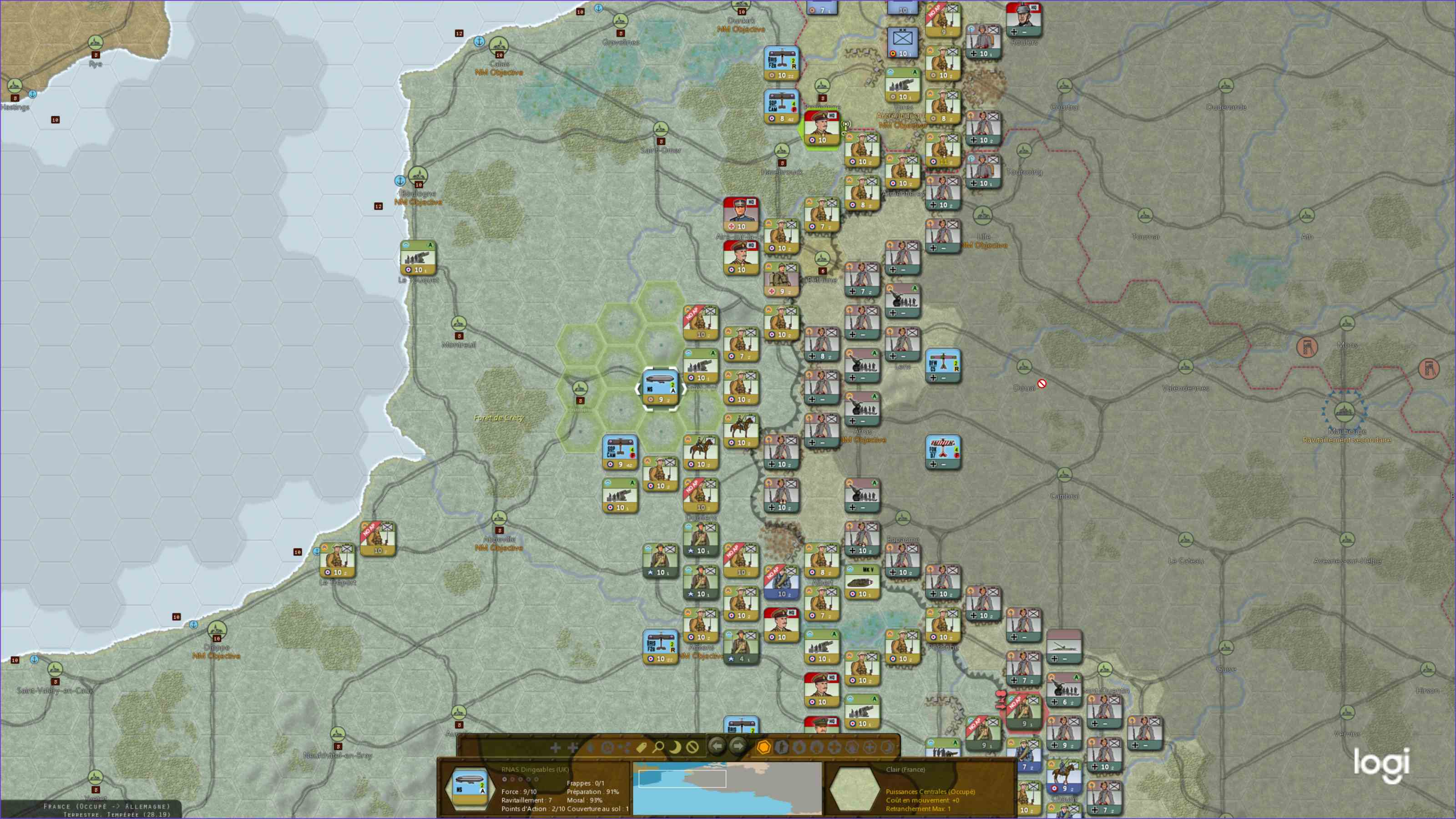 Un peu de reconnaissance pour voir, justement.