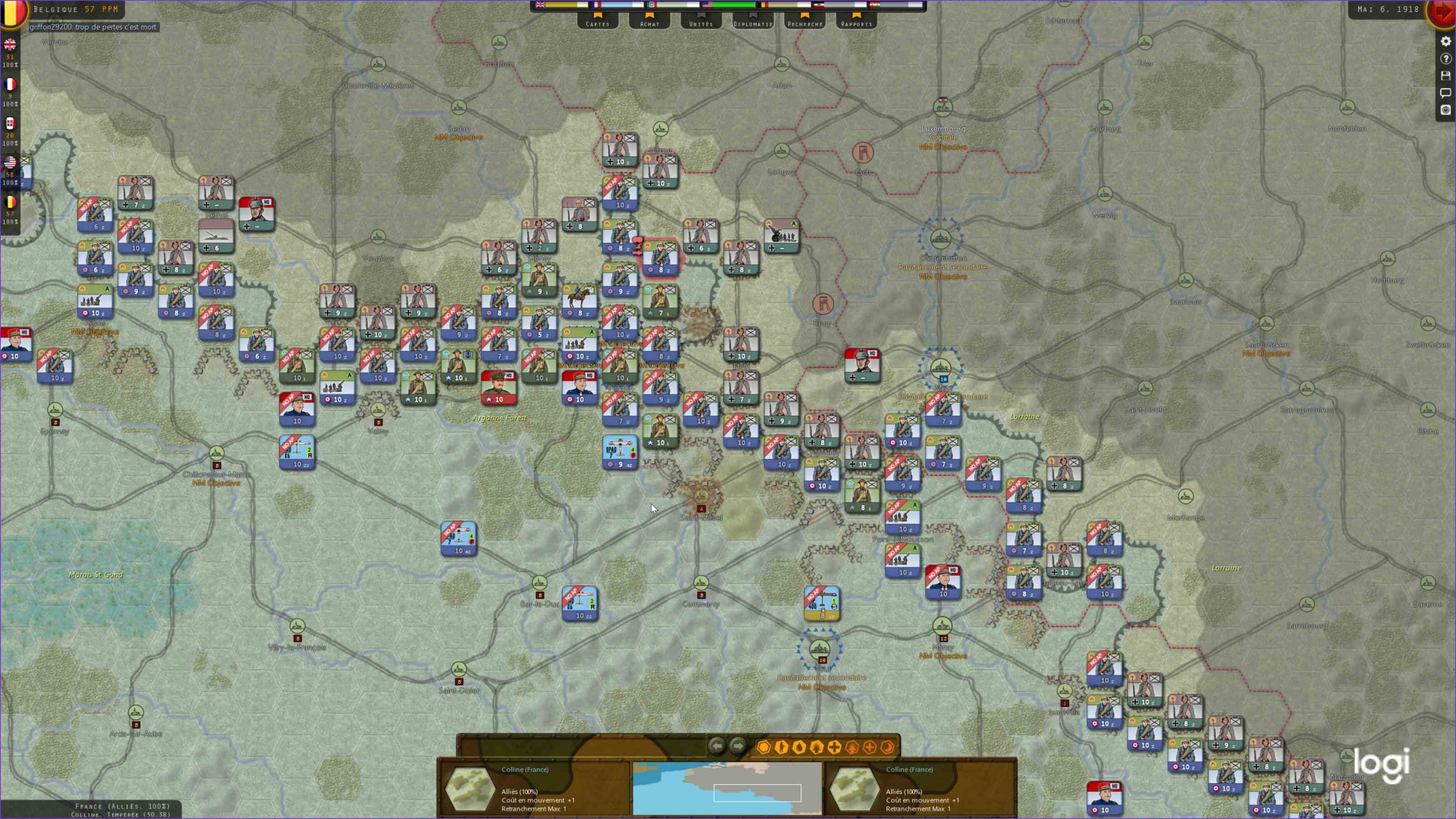 Dans ce secteur, on approche de Metz !